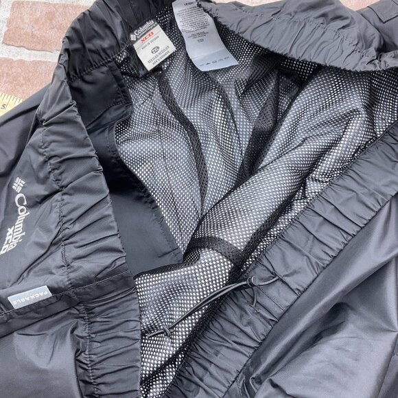 Columbia XCO Pants Men 2XLarge 42Wx34L Black Rain‎ Stom Dry Nylon Softshell - Picture 5 of 15
